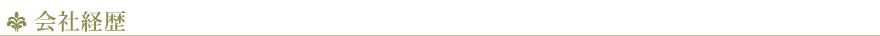会社経歴