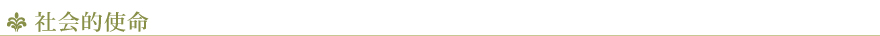 社会的使命